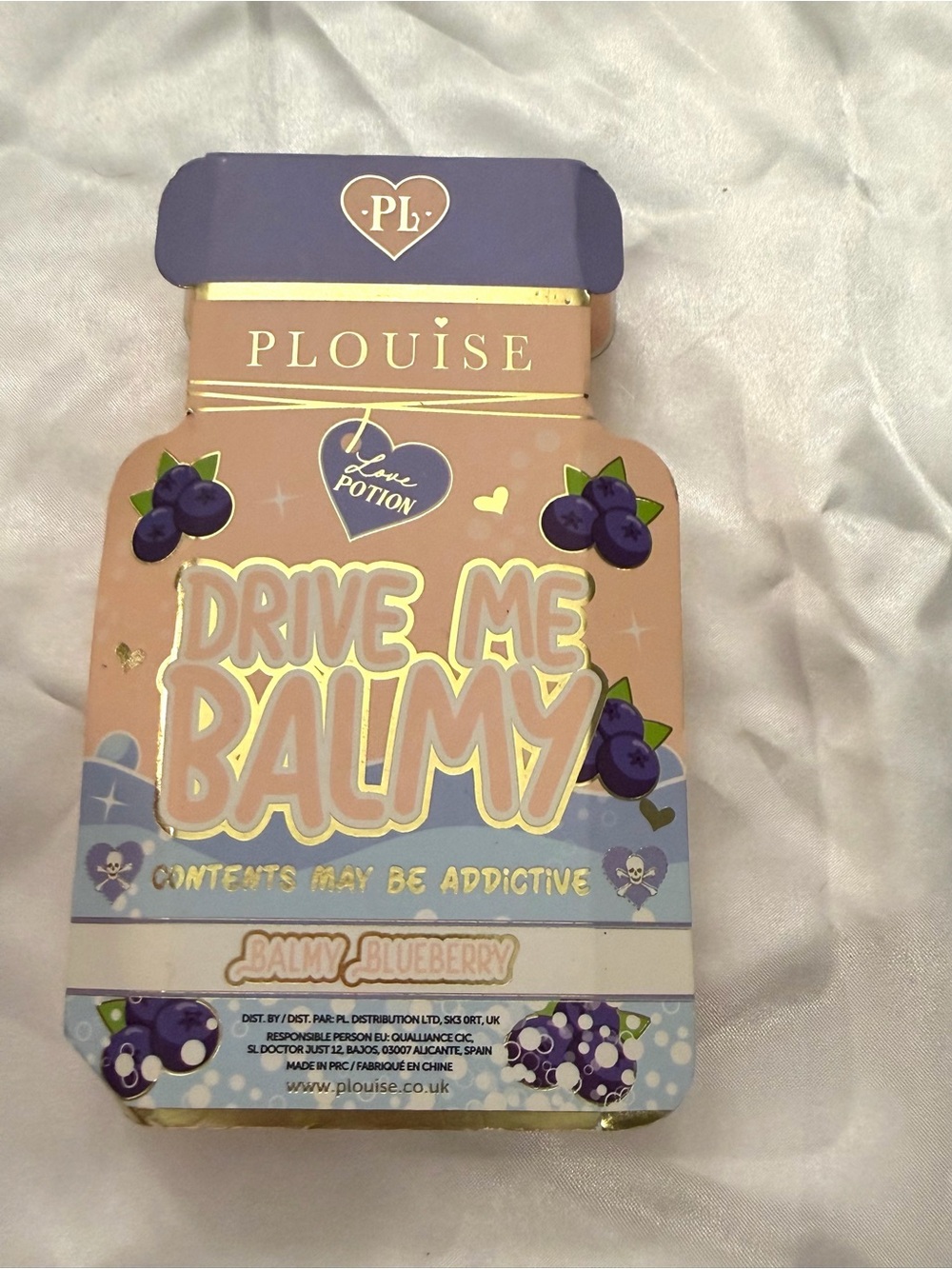 P Louise Drive Me Balmy Dual Moisturizing Lip Balms Balmy Blueberry Take Me Blue